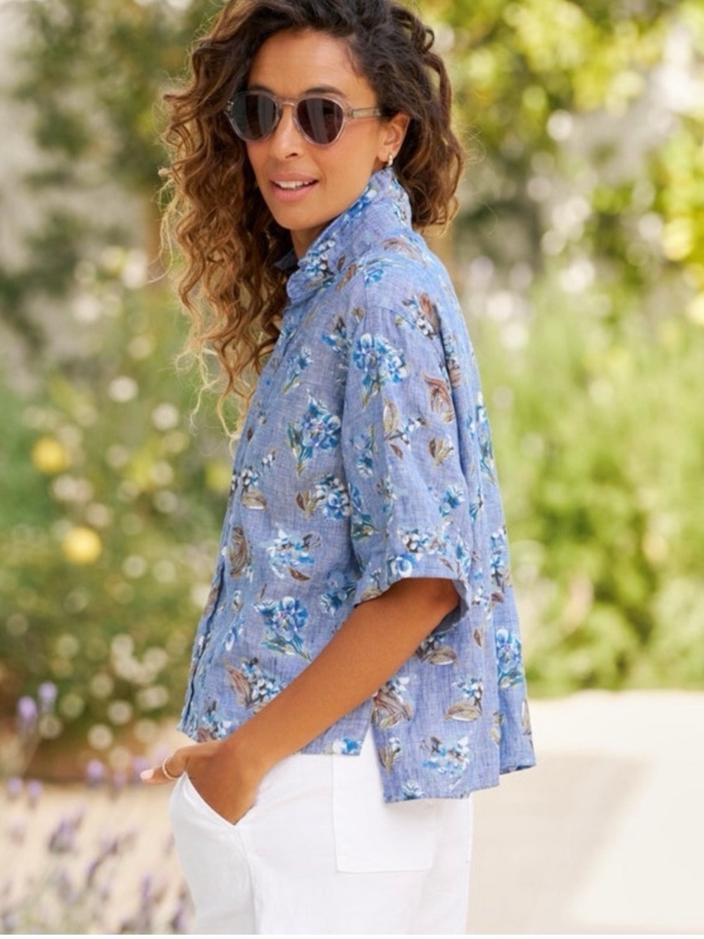 Frank & Eileen “The Rosie” Short Sleeve Button-Down Shirt - Picture 2 of 10